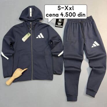 enter pantalone cena: Komplet, S, Adidas, bоја - Bež, Pamuk — 8