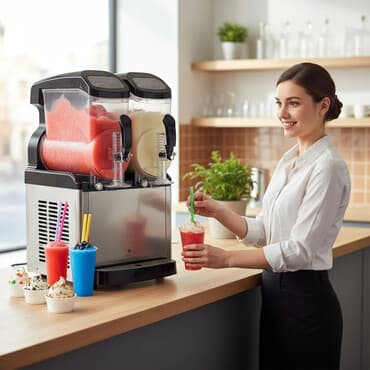 Ostali kuhinjski aparati: Slush aparat – Aparat za slushi veliki kapacitet (2 x 6 litara) za