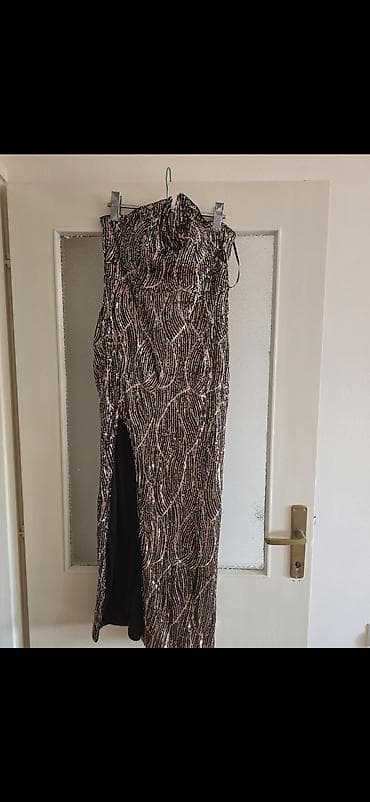 postavi: Elegantna večernja haljina sa šljokicama - Duga, uska silueta (maxi — 2