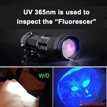 UV lampa 3w,300 lumena, zoom, aluminijumsko kuciste 395nm