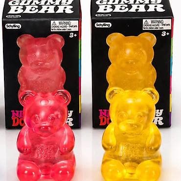 metalni automobili igracke: Popularna antistres igračka Schylling NeeDoh Gummy Bear, napravljena — 2