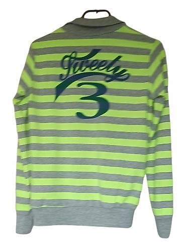 Sweatpants: Prugasta dukserica na rajsferšlus – Tinker Ofek - Model: lagana — 2