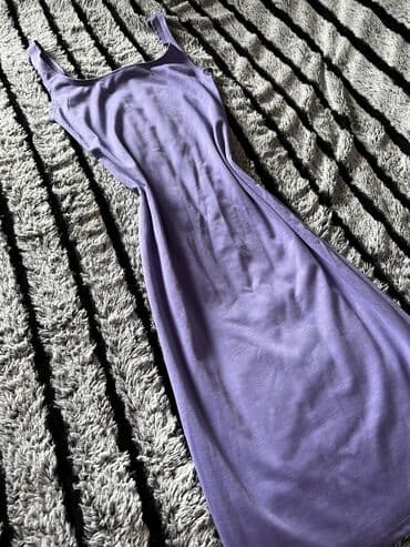 mango suknje midi: Uska haljina boje lavande - Boja: pastelno-ljubičasta - Kroj — 1