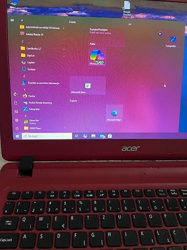 postolje za racunar: Acer mini laptop – 11.6" ekran, crveno kućište Specifikacije: - — 1