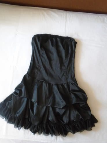 helanke od vestacke koze: Color - Black, Evening, Without sleeves — 4