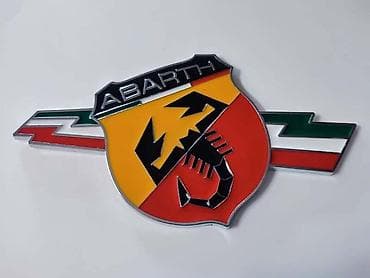 gume za auto pancevo: NATPIS ABARTH VELIKI ZA FIAT 500, GRANDE PUNTO, EVO | Natpis metalna — 1