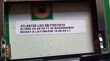 postolje za tv lg: LG 47LA6136 U delovima Mainboard LG EBT62391021 - EBR76572510 - — 11