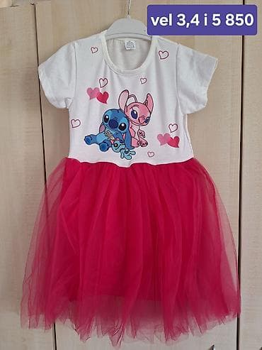 spajdermen odelo za decu cena: Dečija haljina stitch
Veličine: 3, 4 i 5 
Cena: 850 — 1