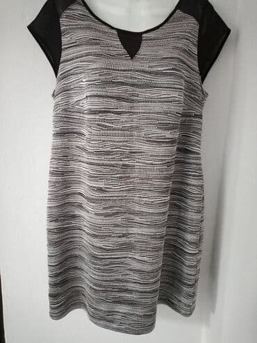 dugacke haljine svecane: L (EU 40), color - Grey, Short sleeves — 1
