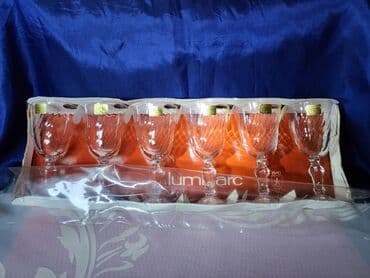 swarovski case za vino cena: Case nove,vintaz za vino francuske d'argues Luminarc. Case komada 6 — 4