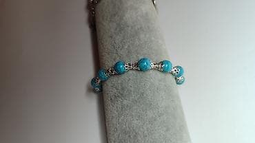 bogner torbe zenske: Narukvica sa tirkiznim perlama - Elegantna narukvica izrađena od — 4