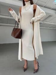 haljina za svaki dan: • Haljina+Kardigan || -Dostupan u 5 boja -Duzina haljine 130+ - — 3