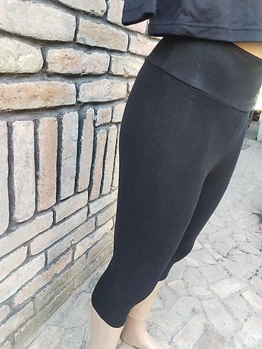 crne lakovane tasne: Caliope helanke – veličina S, super očuvane. - Model: 3/4 dužina — 3