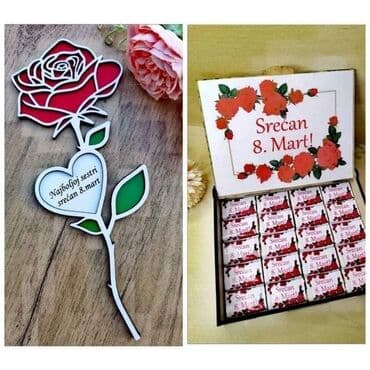 meda od ruza: SET ČOKOLADICA U KUTIJI + DRVENA RUŽA 

2900din — 1