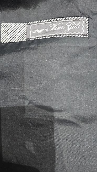 naocare za vid sa magnetom: Muški dvoredni sako Van Gils brend – siv sa sitnim dijagonalnim — 8