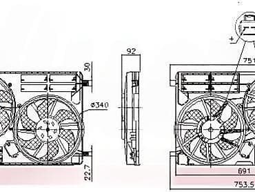 ventilator golf 2: VENTILATOR SA ELEKTRONIKOM ZA FORD C-MAX, FIESTA, FOCUS . OD 2004 — 2
