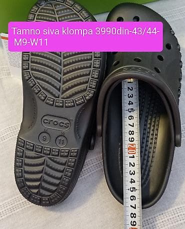 nike jordan sandale: Crocs klompe – tamno siva boja Nove original Crocs papuče. - Model — 8