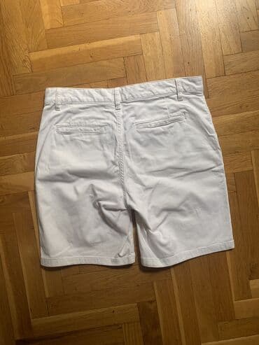 crno beli tech fleece: Bermude, M (EU 50), bоја - Bela, Keper — 3