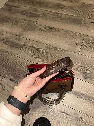 Ženska torba – monogram motiv - Materijal: čvrsta eko koža sa