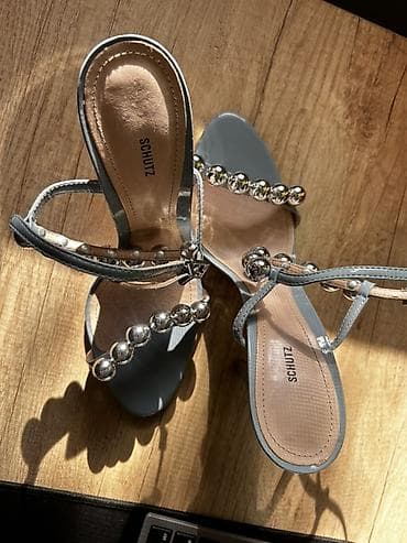 naborane haljine: Schutz sandale na štiklu - Model: elegantne sandale sa tankim — 1