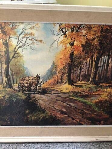uradi sam slike na platnu: Slika, 57 x 77 cm, Upotrebljenо — 7