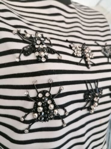 crop top c a: S (EU 36), Prugasti, bоја - Šareno — 4
