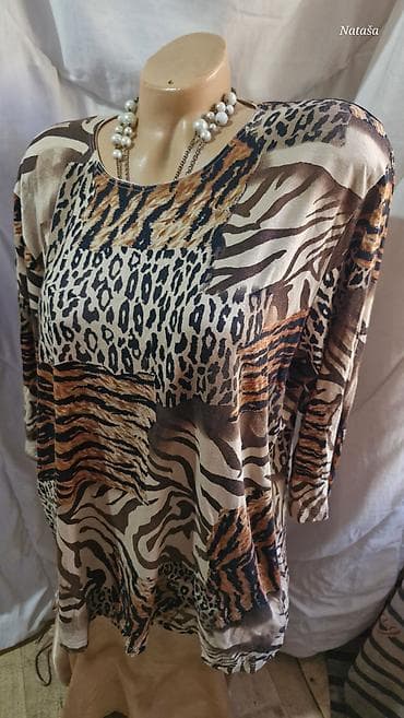 koton bluze: 2XL Big chic 700din Elegantna pamučna sa elastinom vrhunska Poluobim — 3