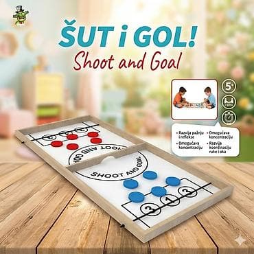 Šut i gol – društvena igra za 2 igrača (5+) Dinamična igra veštine i