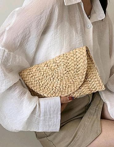 aksesoari za naocare: Pletena klač torbica ponovo dostupna! ✨ Savršen boho detalj od — 2