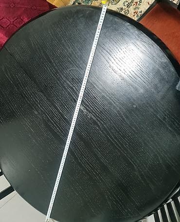 barski sto: Prodajem sto u kompletu sa 6 stolica. Sto moze da se produži umetanjem — 6