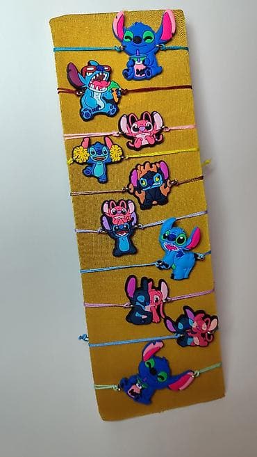 pandora prstenje mesec i sunce: Set narukvica sa gumiranim privezcima inspirisanim likovima iz crtanog — 2