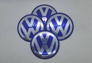 auto dijagnostika delphi: Plastificirane nalepnice za felne VOLKSWAGEN plave 4 kom. VOLKSWAGEN — 5