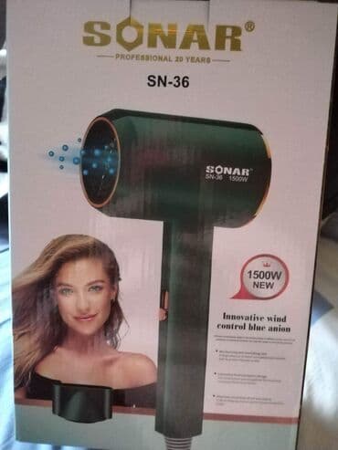 Cena 2350 din Dostupne boje zelena i bela Sonar fen za kosu SN 36 na lalafo.rs Cena 2350 din Dostupne boje zelena i bela Sonar fen za kosu SN 36