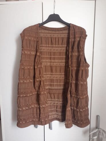 pantalone bez kaisa: L (EU 40), color - Brown — 2