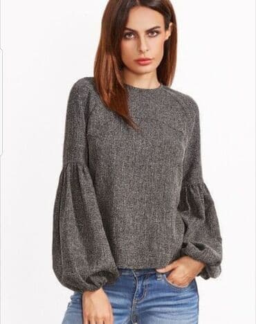 kosulja haljina stradivarius: L, Likra, Jednobojni, bоја - Crna — 4