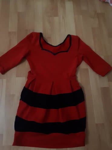 shooter haljine 2023: M (EU 38), color - Red, Long sleeves — 1