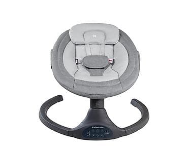 njihalica za bebe do 18kg: KIKKA BOO ljuljaška Codie sa daljinskim upravljačem – light grey — 4