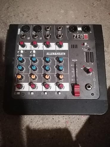 rostilj beli: Allen & Heath ZED-6 kompaktni analogni mikser - 6 ulaza / 2-bus — 9