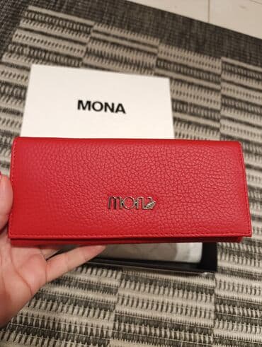 modna kuca mona tasne: Ženski novčanik, Mona, Materijal: Koža — 2