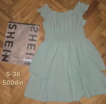 duzina je: SHEIN HALJINE Ženska odeća – više modela 1) Haljina s cvetnim — 7