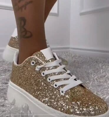 zenske espadrile sa platformom: 38, color - Gold — 2