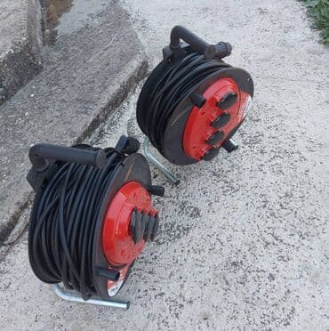 motalice za struju bez kabla: Profi motalice 3x2.5 Gumirani kabal 50 metara Germany Cena 8000 — 7
