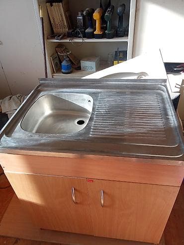 metalac trstenik: Kuhinjski element sa sudoperom - Gornja ploča: nerđajući čelik — 1