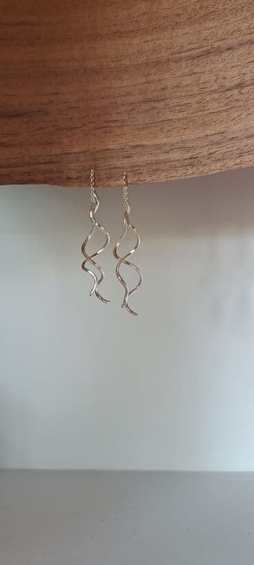 pidzame koje svetle u mraku prodaja: Earrings set, Handmade, Material: Silver — 7