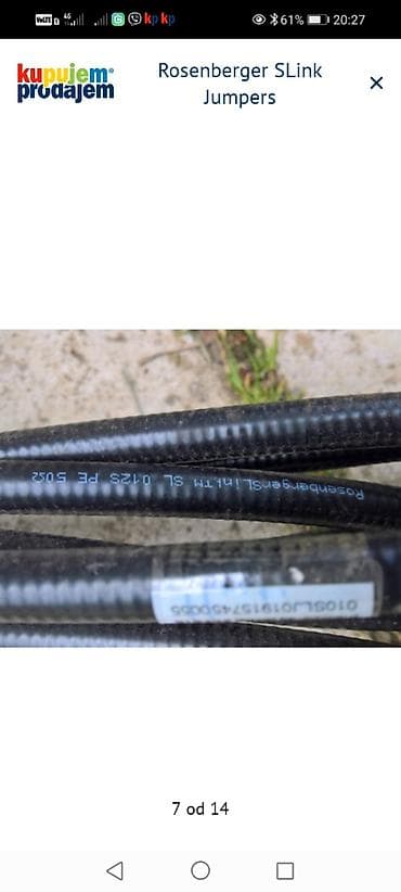 polovni ormari njuskalo: Rosenberger SLink jumpers – profesionalni koaksijalni kablovi za — 6