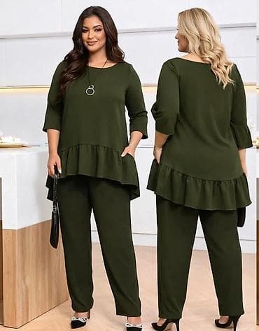 mona lazarevac: Damski komplet za svakodnevni i svečaniji izgled – bluza + pantalone — 3