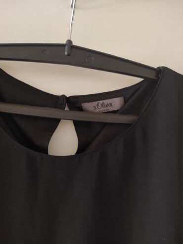 dugacke kosulje: A-Dress, XL (EU 42), color - Black — 2
