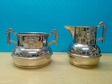 Antikviteti: ART DECO - bokal za Mleko i posuda za šećer ART DEKO Bokalčić za — 2