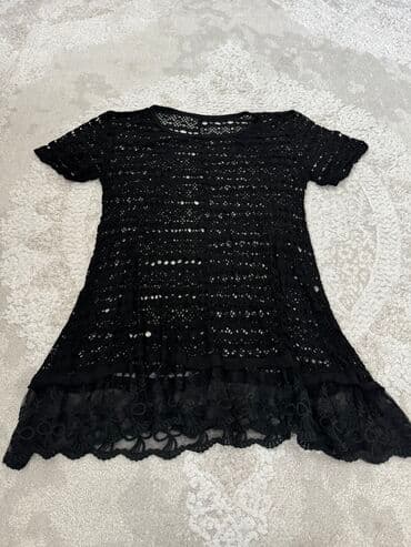 crop top c a: 9Fashion Woman, M (EU 38), L (EU 40), XL (EU 42), Jednobojni, bоја - Crna — 1