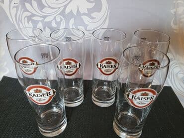 case za zestoko pice: Case nove,vintaz Kaiser za pivo. Case komada 6 u ceni — 6
